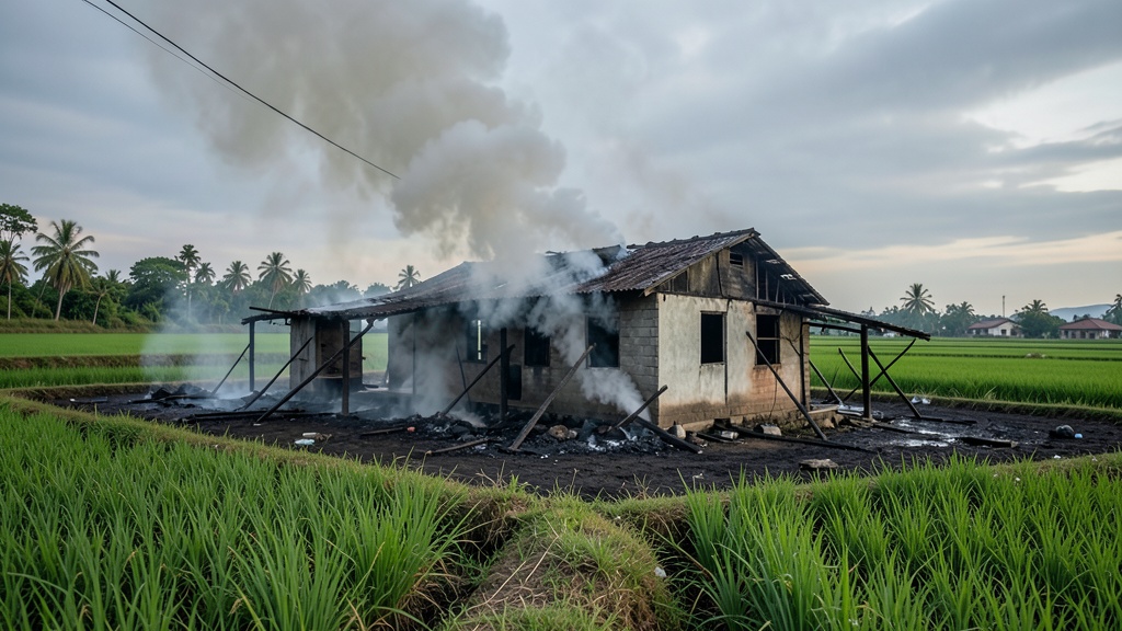 Incendio estructural deja una vivienda afectada en Guayas; SNIR mantiene monitoreo