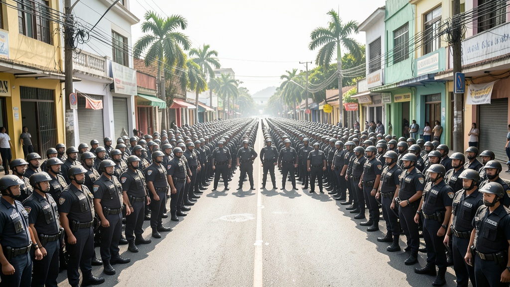 14.865 uniformados en Guayas para el feriado de Fieles Difuntos