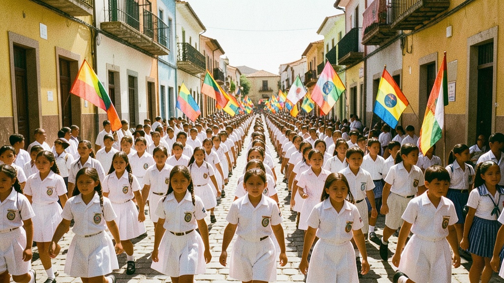 Naranjito celebra 54 años de cantonización con desfile cívico y participación escolar