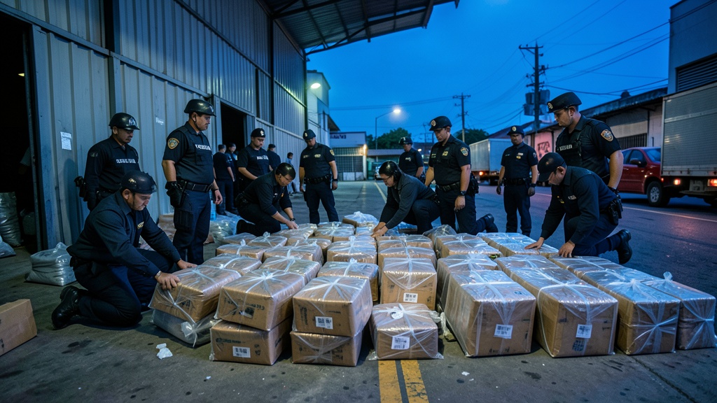 Policía desarticula red de narcotráfico en Guayas e incauta 6 toneladas de cocaína