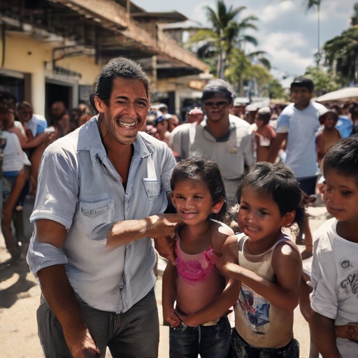 Alcalde Suárez celebró el Día del Padre con familias de Puente Limón