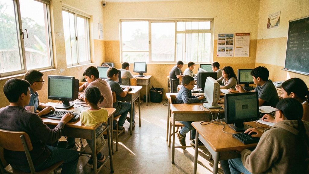 Computadoras para 700 estudiantes en Naranjito tras convenio entre GAD y Planifica Ecuador