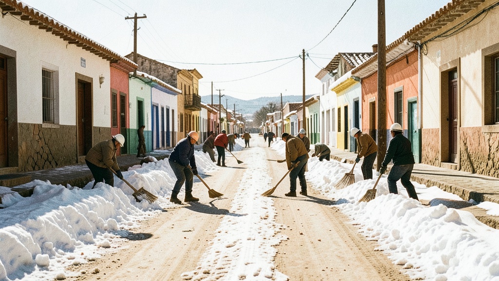 Bacheo en Naranjito mejora tránsito invernal en avenidas principales