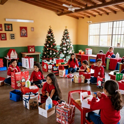 Alcaldía de Naranjito celebró Navidad con los pequeños del cantón