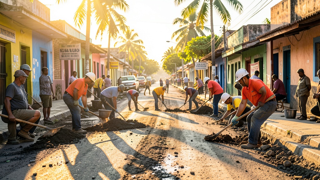 Prefectura del Guayas cierra semana con trabajo territorial y obras en comunidades
