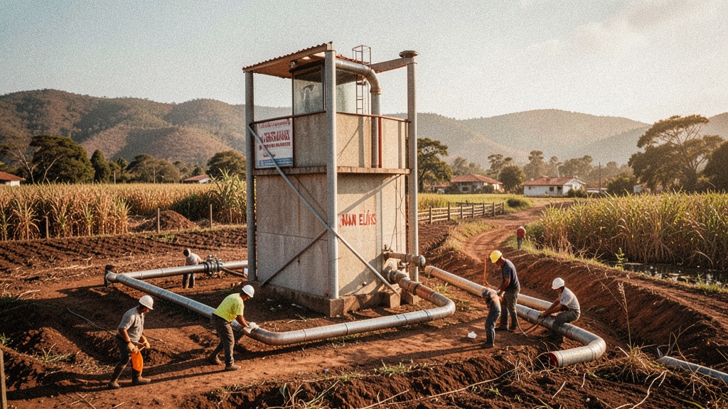 Naranjito mejora el agua en San Elías con nueva bomba