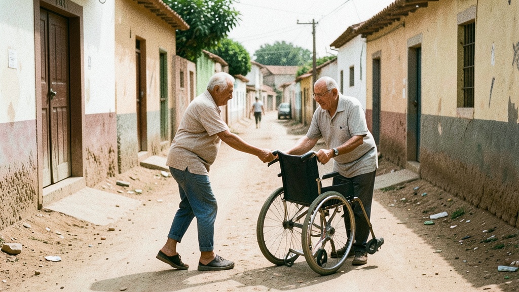 Alcaldía de Naranjito entrega sillas de ruedas a vecinos con movilidad reducida