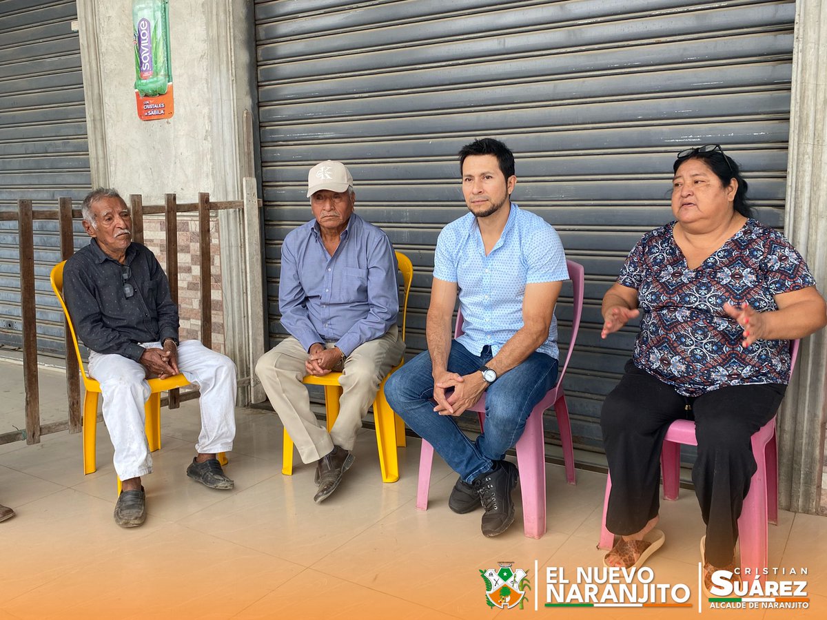Municipio de Naranjito revisa infraestructura vial con vecinos de Jaime Roldós