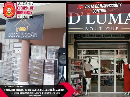 Bomberos de Naranjito inspeccionan locales para garantizar seguridad comercial