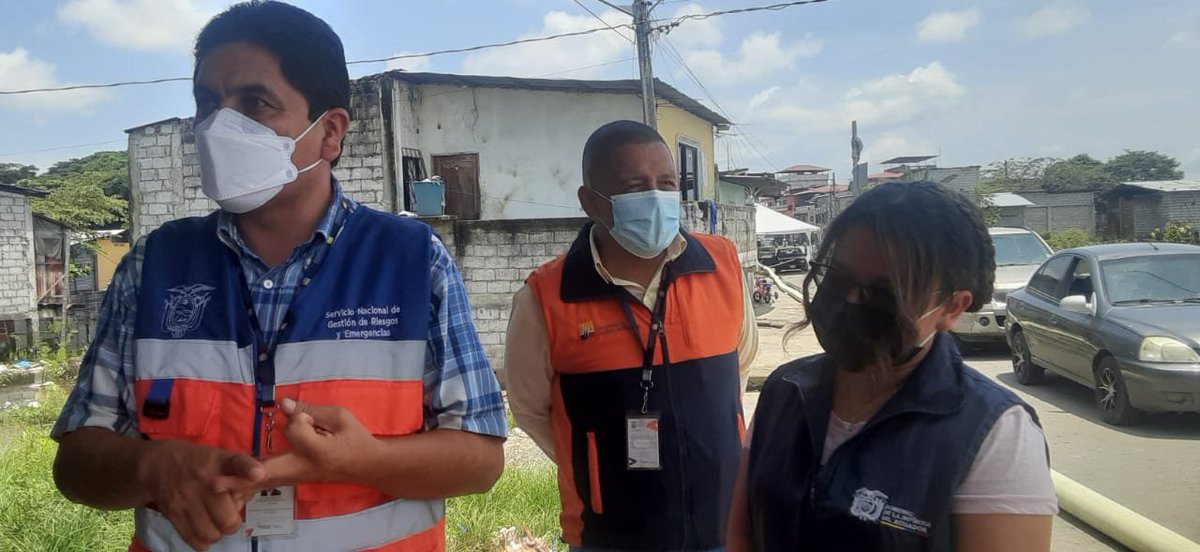 GAD cantonal inspecciona mitigación de riesgos en Cooperativa 3 de Abril