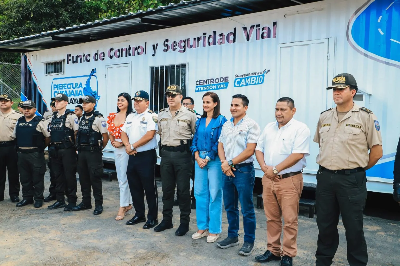 Prefectura inaugura segundo punto de control en La Cadena para reforzar seguridad vial