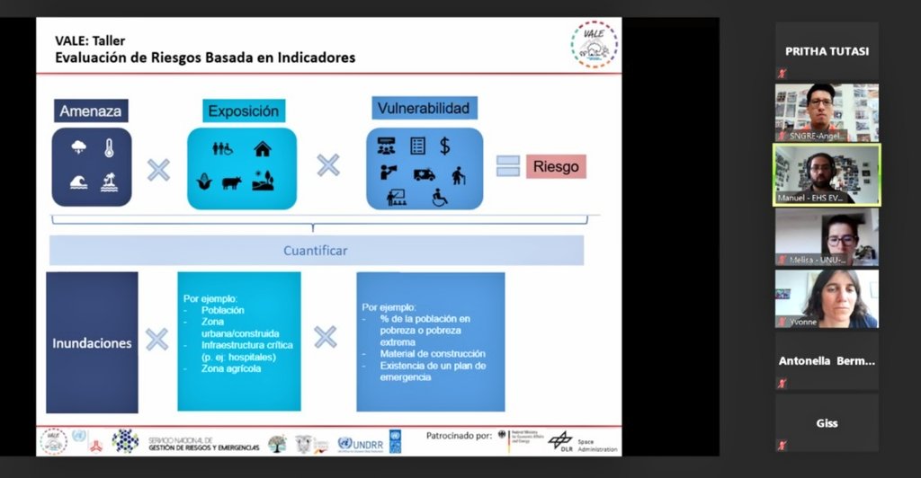 Secretaría de Gestión de Riesgos dictó taller para priorizar indicadores de inundación en Guayas