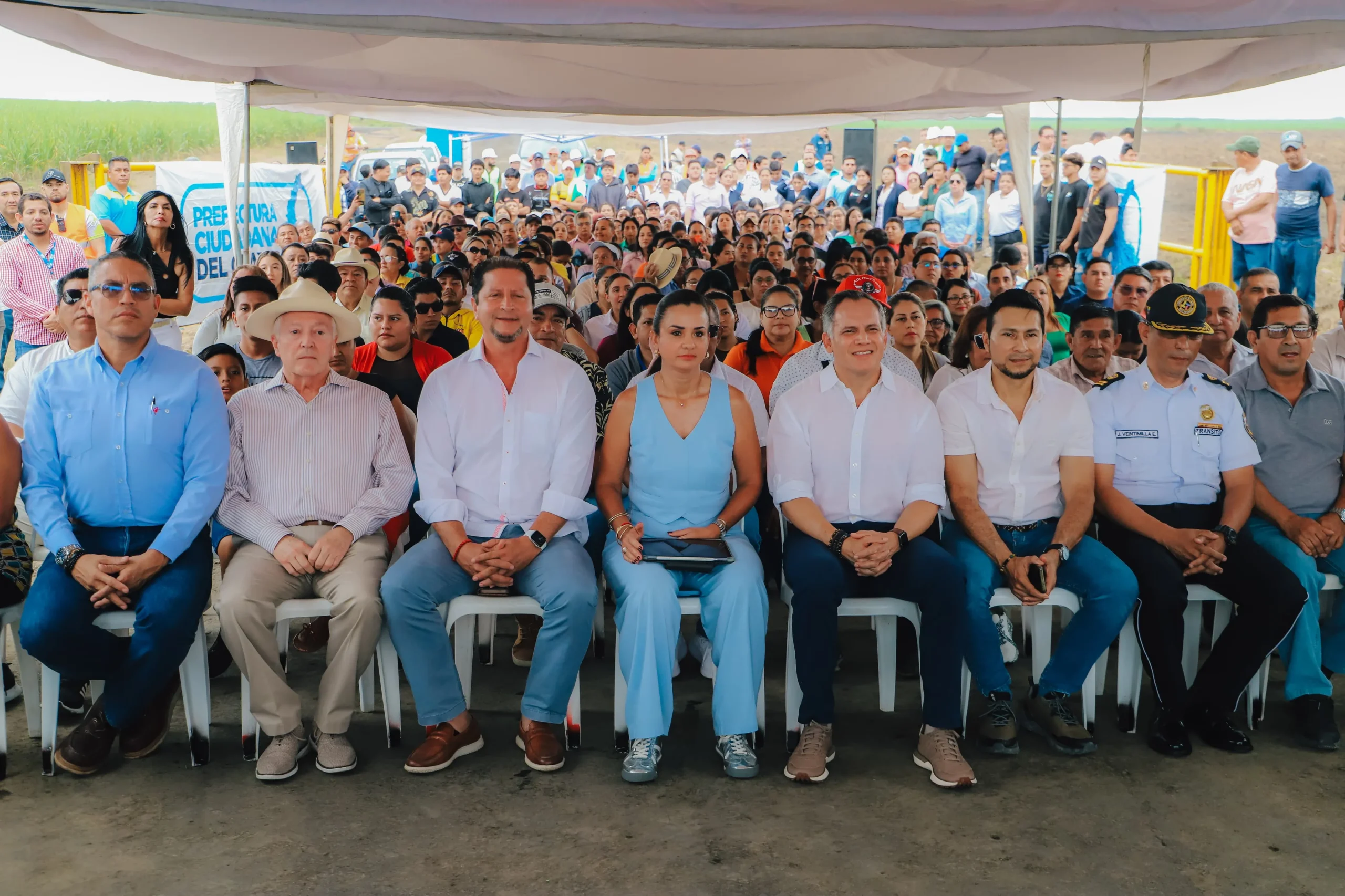 Prefectura entrega vía Naranjito-Marcelino Maridueña y cierra anillo vial en 120 días