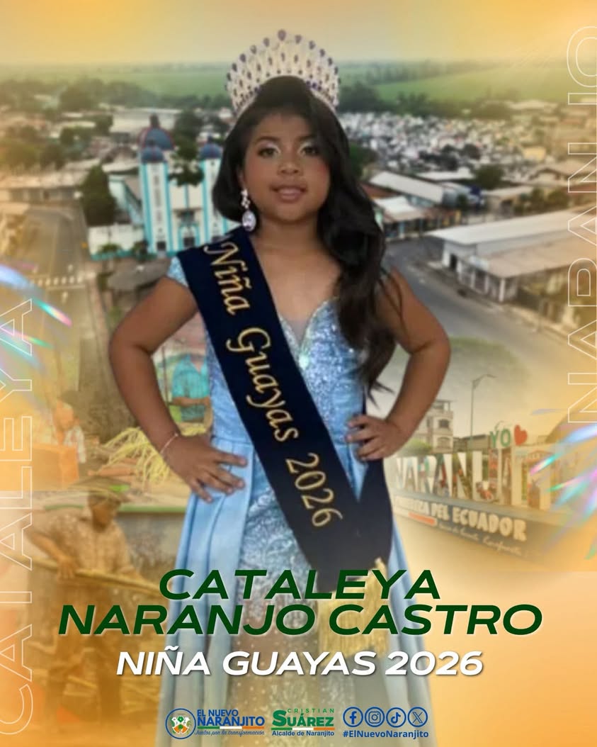 Niña Naranjito gana el título infantil de Niña Guayas 2026