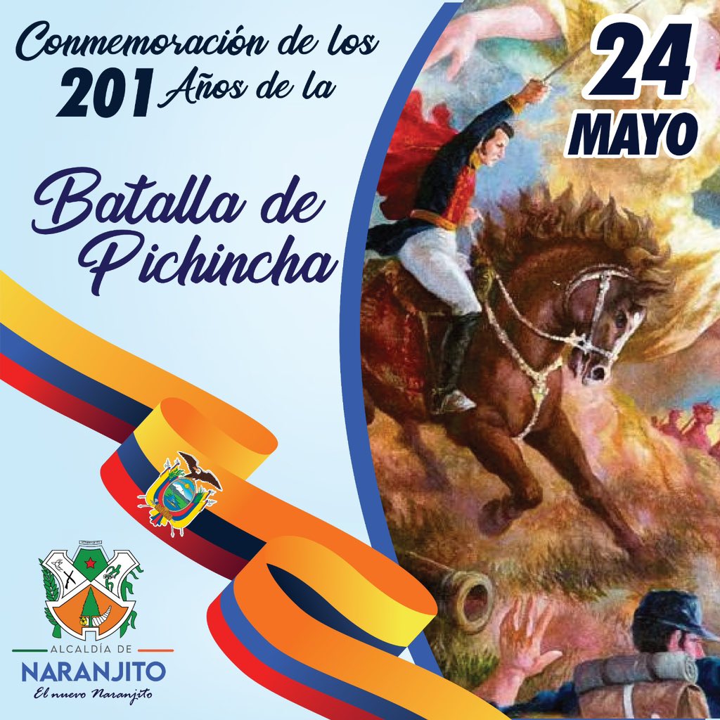 Naranjito rinde homenaje a los héroes de la Batalla de Pichincha